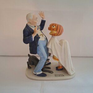 Vintage 1980 Norman Rockwell "Trick or Treat" Figurine